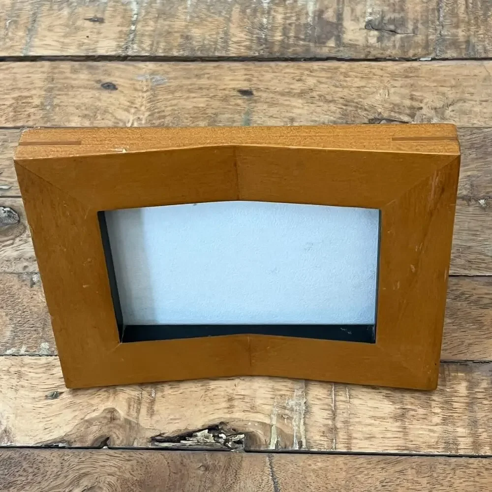 Smooth Wood Picture Frame 3.5 x 5 in Portrait and Landscape Minimalist Modern